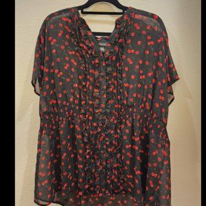 Torrid blouse with empire waist size 3